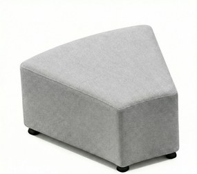 Siedzisko LEA, trójkąt, jasnoszare