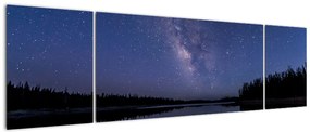 Obraz nocnego nieba (170x50 cm)