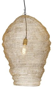 Orientalna lampa wisząca złota 70 cm - NidumKolonialny Oswietlenie wewnetrzne