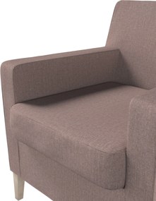 Pokrowiec na fotel Karlstad kolor różowy tkanina strukturalna