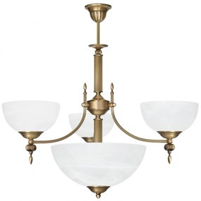 Żyrandol mosiężny do salonu H-S4A