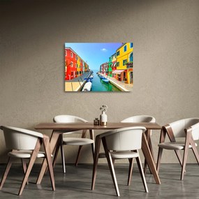Obraz na szkle - Wyspa Burano, Wenecja, Włochy (70x50 cm)