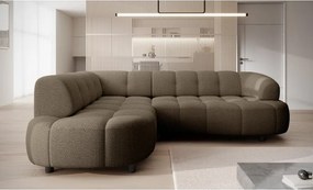 Narożnik VELPA L z elektryczną regulacją siedziska Lewostronny w tkaninie JAGUAR 08 WERSAL