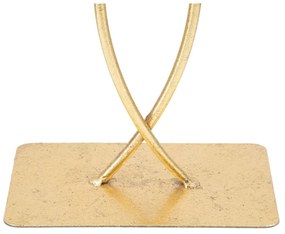 Dekoracja w kolorze złota Mauro Ferretti Leaf Glam, wysokość 35 cm
