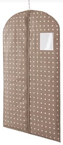 Beżowy pokrowiec na ubrania Compactor Dots, 100 cm