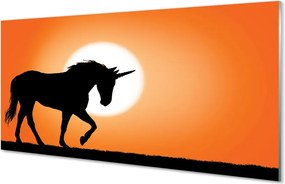 Panel nad Blat Kuchenny Romantyczny Zachód z Jednorożcem