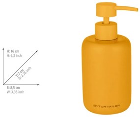 Musztardowy dozownik do mydła z żywicy polimerowej 325 ml Tom Tailor T-Color Bath – Wenko