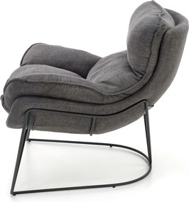 Fotel wypoczynkowy z grubym siedziskiem Volker