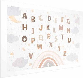 Plakat Literki 42x29,7 cm bez ramy z marginesem ARTGEIST B