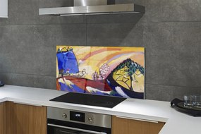 Panel nad Blat Kuchenny Obraz z Trójką - Wassily Kandinsky