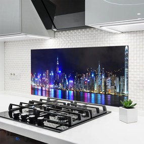 Panel nad blat kuchenny Światła Nocnej Metropolii