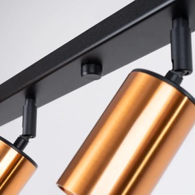 Listwa oświetleniowa WINX 6L czarna/miedź SOLLUX  LIGHTING