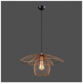 Czarno-różowa lampa wisząca ø 50 cm Root – Squid Lighting