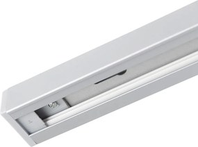 Nowoczesny system szynowy srebrny 4-światła 1-fazowy - Yade