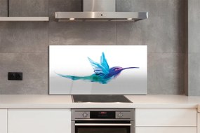 Panel szklany do Kuchni Papuga w Stylu Malarskim