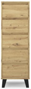 Komoda z Szufladami do Salonu BORVO 40 cm Dąb artisan Nowoczesna