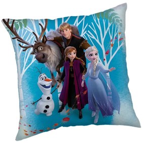 Polarowa poduszka dziecięca Frozen "Family" – Jerry Fabrics