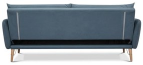 Niebieska rozkładana sofa Tomasucci Cigo, szer. 210 cm