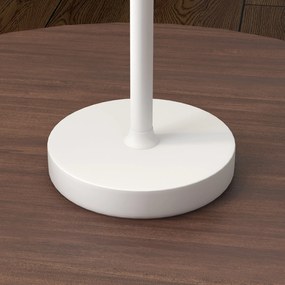 HOMCOM Lampa stołowa, regulowana, 1000 LM, Średnica 11,2x36,5 cm, Biała