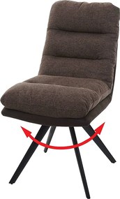 Krzesło do jadalni MCW-G66,  brąz-ciemny brąz