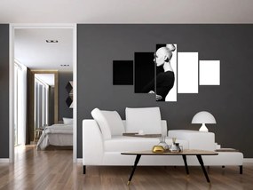 Obraz - Kobieta à la yin i yang (125x70 cm)