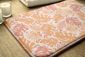 Dywanik antypoślizgowy do łazienki Dywanik antypoślizgowy do łazienki Liście Monstera wzór