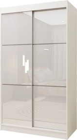 Szafa VITALE - Biały / Front Biały / Bez lustra / Bez szuflad / 120 cm