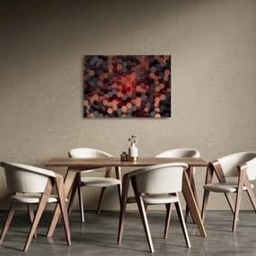 Obraz na szkle - Futurystyczna abstrakcja (70x50 cm)
