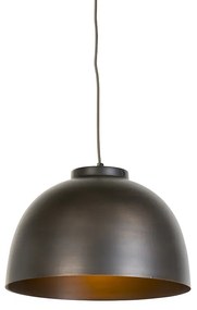 Przemysłowa lampa wisząca brązowa 40 cm - HoodiPrzemysłowy Oswietlenie wewnetrzne