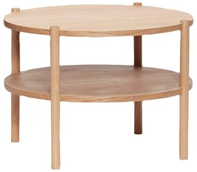 Okrągły stolik w dekorze dębu ø 60 cm Acorn – Hübsch