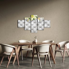 Obraz kwiatów lilii (125x70 cm)