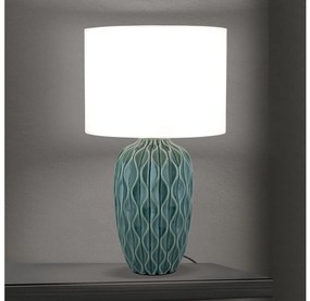 Orion - Lampa stołowa TORTUGA 1xE27/40W/230V zielona/biała
