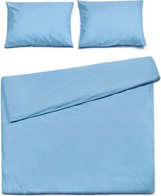 PrzytulneMieszkanie.pl PrzytulneMieszkanie.pl Bawełniana pościel CALMORA jasnoniebieska Rozmiar pościeli: 2 szt 70 x 90 cm | 160 x 200 cm