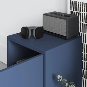 Metalowa szafka nocna Modern Mia granatowa