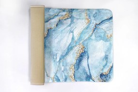 Dywanik łazienkowy Dywanik łazienkowy Niebieski marmur