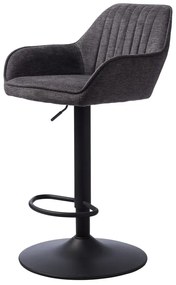 Ciemnoszary hoker z regulowaną wysokością Nolan – Unique Furniture