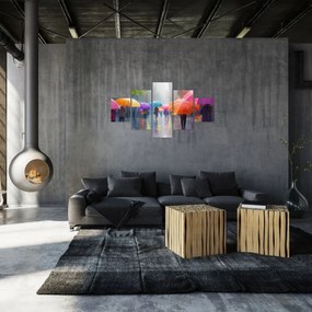 Obraz - Deszczowy dzień (125x70 cm)