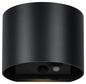 Lampa zewnętrzna ścienna LED z czujnikiem ruchu na USB (wysokość 10 cm) Genie – Trio