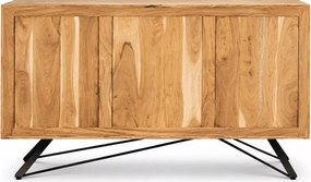Komoda LOFT 150 cm Asmita z litego drewna egzotycznego - akacja indyjska