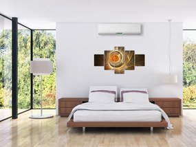 Obraz abstrakcji (125x70 cm)