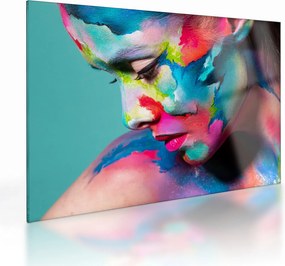 Obraz na szkle - Body art (70x50 cm)