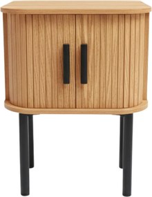 Szafka nocna ryflowana SCAVA, 40 x 40 x 53 cm