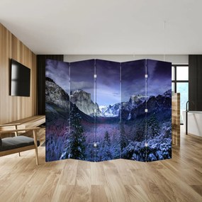 Parawan - Zimowe górskie krajobrazy (210x170 cm)