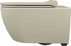 Massi Miska WC wisząca rimless beżowa LERA ivory z deską wolnoopadającą Slim