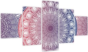 Obraz z mandali (125x70 cm)