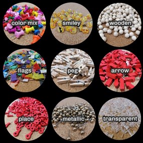 Obraz na korku piękna mapa świata w stylu vintage