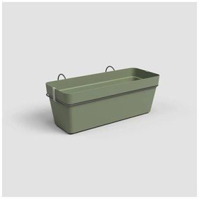 Wisząca/samonawadniająca doniczka z plastiku z recyklingu 50 cm Capri – Artevasi
