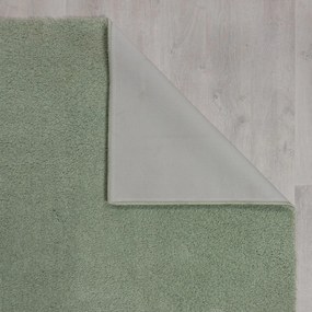 Zielony dywan z włókien z recyklingu odpowiedni do prania 160x230 cm Fluffy – Flair Rugs