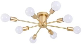 Lampa sufitowa metalowa loft cylinder wisząca AT43-8SZ-Gold