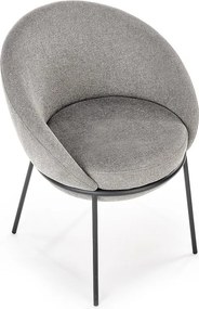 Krzesło tapicerowane K482 szare